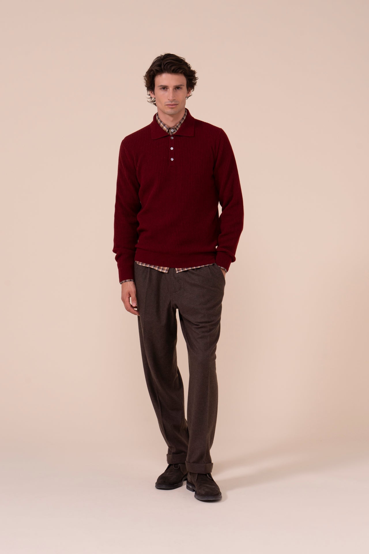 Spider Cashmere Polo Sweater