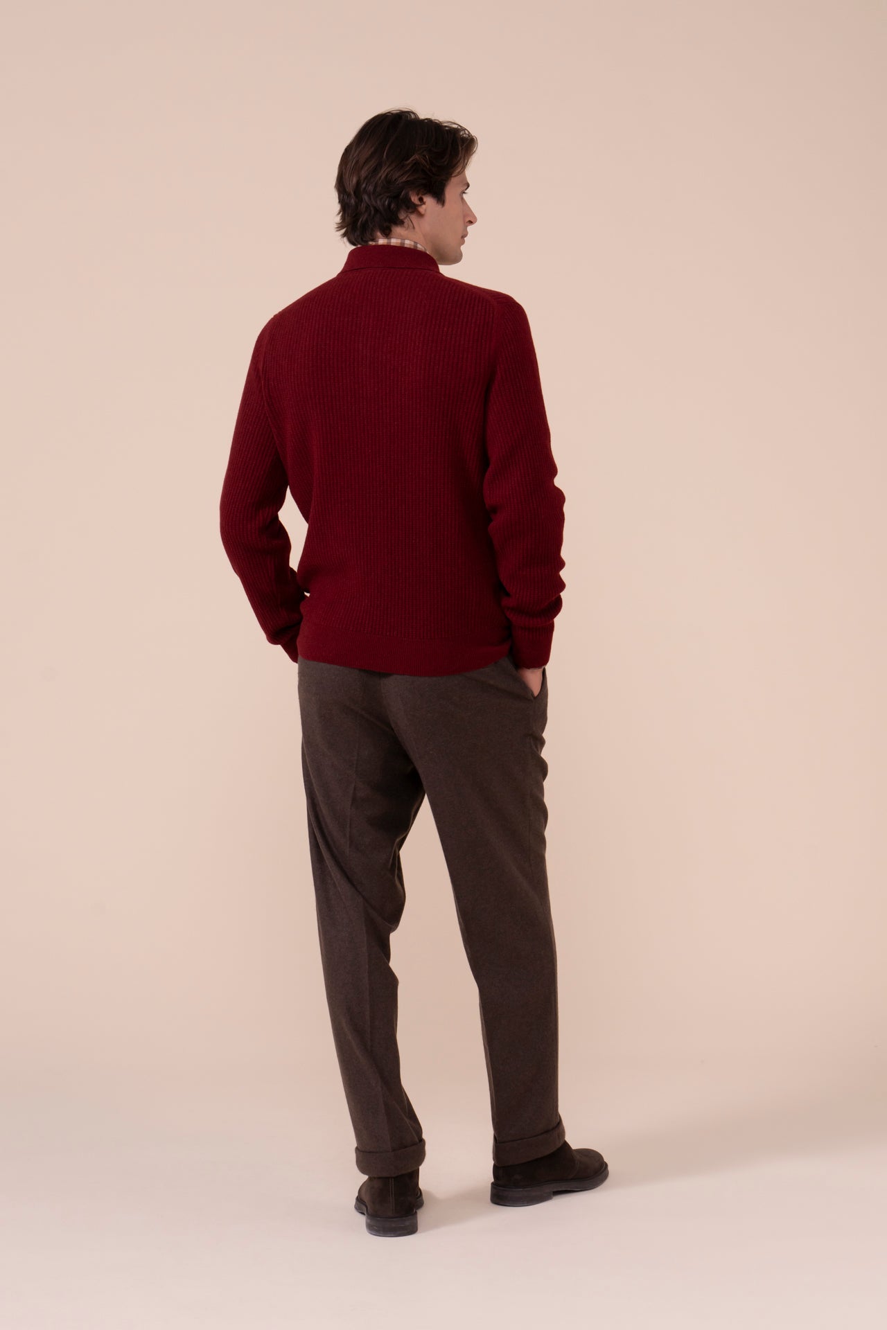 Spider Cashmere Polo Sweater