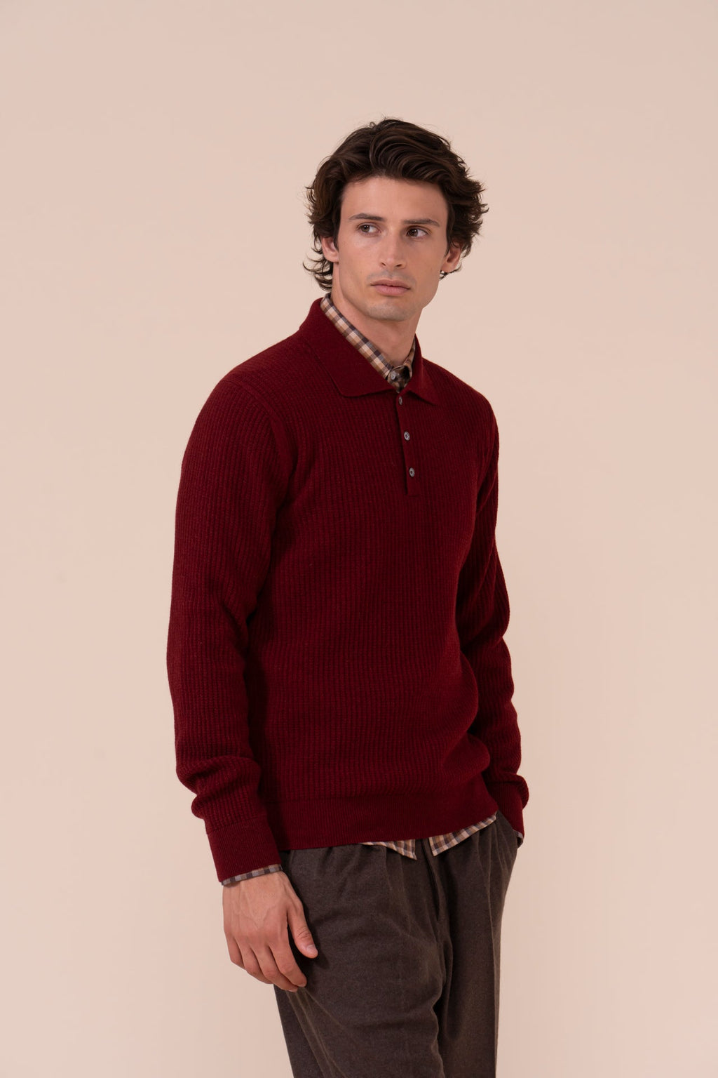 Spider Cashmere Polo Sweater
