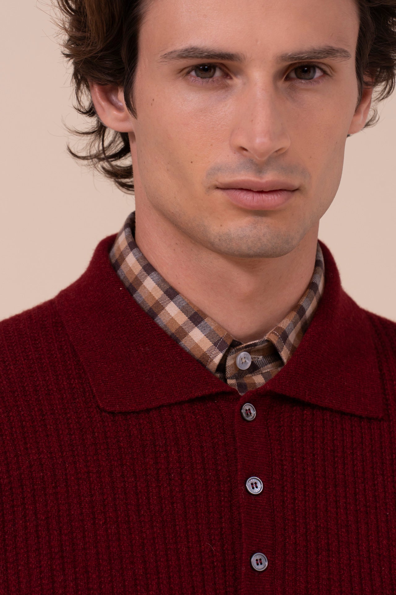 Spider Cashmere Polo Sweater